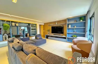 Apartamento com 222 m2 - 3 suítes - mobiliado - miguel carrilho tirol - 4 vagas - porteira fechada