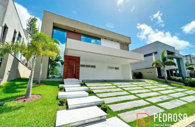 Casa duplex com 435 m2 - 5 suítes - flora boulevard - recém entregue - área gourmet - financiavel