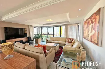 Apartamento com 330 m2 - 4 suítes (1 master) - cristal aquarius - candelária - 4 vagas - finaciavel