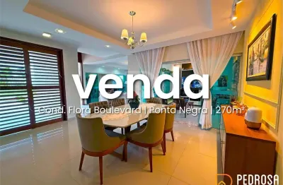 Casa com 277 m2 - 4 suítes - flora boulevard - escriturada - solário e espaço gourmet