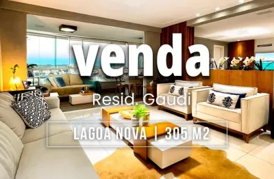 Apartamento alto padrão com 305 m2 | 4 suítes | varanda gourmet | 4 vagas livres | lagoa nova natal/rn