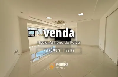 Apartamento para venda com 170m2 | 3 suítes | escritório | 2 vagas em petrópolis nata/rn