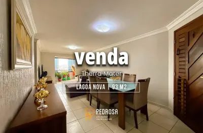 Apartamento a venda com 93 m2 | 3 quartos (1 suíte) | sombra | 2 vagas em lagoa nova natal/rn