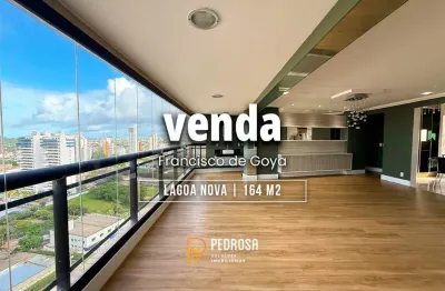Apartamento para venda com 160 m2 | 3 suítes | escritório | andar alto |  3 vagas em lagoa nova natal /rn