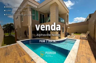 Casa alphaville duplex - 354m2 - 4 suítes - piscina - área gourmet - 6 vagas
