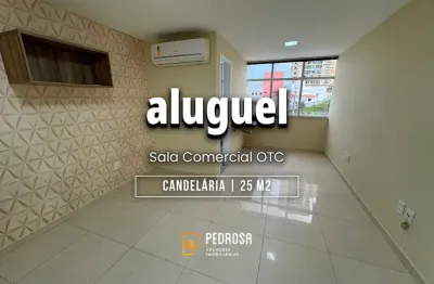 Sala comercial otc | 25m2 | 1 banheiro | 1 vaga | candelária - natal