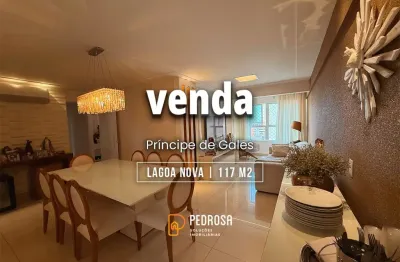 Apartamento todo reformado a venda com 117m2 e 3 quartos em lagoa nova natal/rn