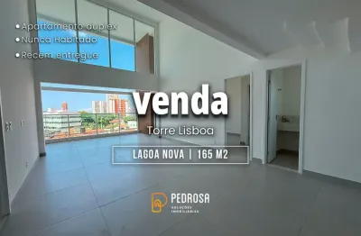 Fanstático apartamento duplex com 165m2 e 3 suíte recém entregue em lagoa nova natal/rn