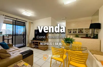 Apartamento a venda mobiliado com 64 m2 e 2 quartos em neópolis natal/rn