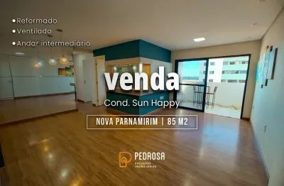 Apartamento reformado a venda com 85m2 de 3 quartos (1 suíte) em nova paranamrim