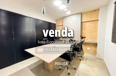 Sala comercial duplex a venda de 99m2 com 6 salas e semi mobiliada em lagoa nova natal/rn