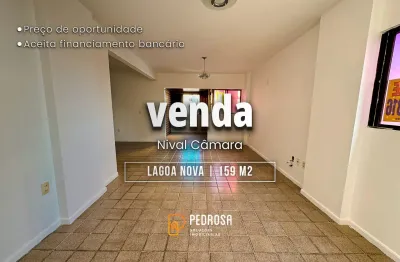 Apartamento com varanda a venda de 150 m2 com 3 suítes e 3 vagas em lagoa nova natal/rn