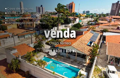 Casa térrea | 332m2 | 4/4 sendo 3 suítes | sombra | capim macio - natal - rn