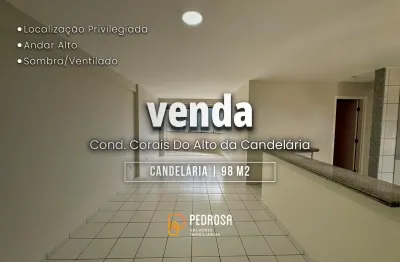Apartamento corais do alto da candelária | 98m2 | 3/4 sendo uma suíte | andar alto | 2 vagas