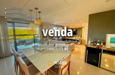 Apartamento à venda com 170 m2 - 4 quartos - no bairro de tirol/natal - 3 vagas
