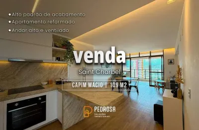 Venda | 109 m2 | r$ 895 mil | 3 quartos | reformado | andar alto | 2 vagas