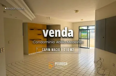 Apartamento à venda com 210 m2 - 4 quartos - no bairro de capim macio/natal -