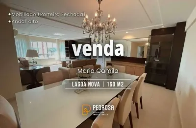 Apartamento à venda com 160 m2 - 3 quartos - no bairro de lagoa nova/natal - 2 vagas