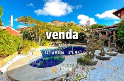 Casa à venda com 376 m2 - 4 quartos - no bairro de capim macio/natal - 4 vagas