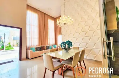 Casa no condomínio green club iii - 3 suítes - 208 m² - dep. completa - 4 vagas