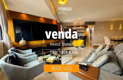 Apartamento à venda com 178 m2 - 4 quartos - no bairro de barro vermelho/natal - 3 vagas
