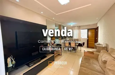 Apartamento à venda com 65 m2 - 2 quartos - no bairro de cajupiranga/parnamirim - 1 vaga