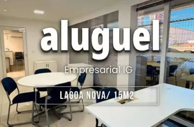 Sala para aluguel com 15 m2 - - no bairro de lagoa nova/natal - 3 vagas