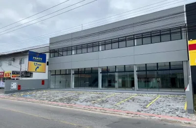 Sala comercial para alugar na rua padre joão batista réus, 1322, caminho novo, palhoça por r$ 35.000