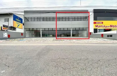 Sala comercial para alugar na rua padre joão batista réus, 1322, caminho novo, palhoça por r$ 17.900
