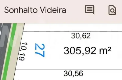 Terreno à venda no Sonhalto Videira, Sinop 