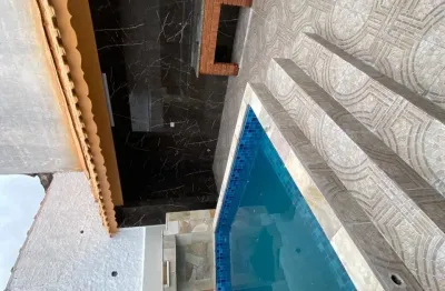 Vendo linda casa com piscina em mongaguá aceita financiamento bancário
