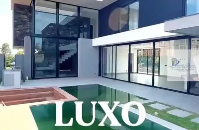 Sobrado jardins de monet em maringá com 05 suítes, 550m2 construção