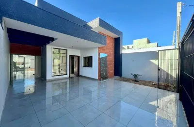 Casa à venda em maringá, jardim munique, com 3 quartos, espaço gourmet