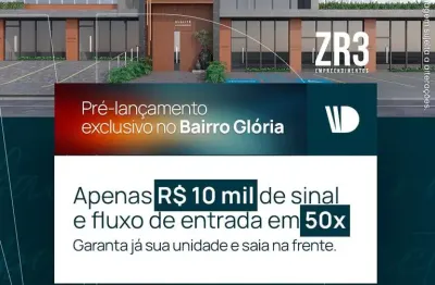 Exclusividade no pré-lançamento mais aguardado do glória | r$ 10 mil de sinal e entrada em até 50 vezes