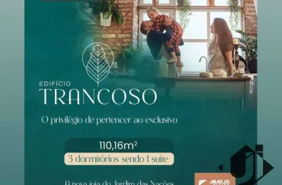 Apartamento com 3 dormitórios à venda, 110 m² por r$ 660.000,00 - jardim das nações - taubaté/sp