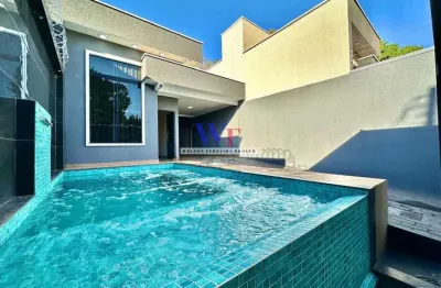 Vendo ágio dessa linda casa 3 qts sendo 1 suíte - alto padrão - em frente ao bosque - vila galvão - prox. a condomínios e shoping