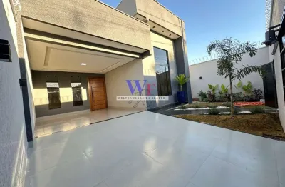 Linda casa 3qts com 2 suítes + piscina + acabamento alto padrão - senador canedo