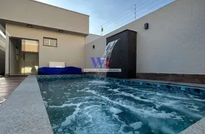 Casa 3 qts com 1 suíte + piscina e paisagismo - residencial canada º r$ 700.000 mil