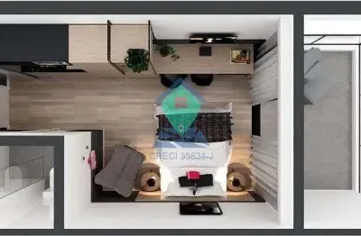 Studio à venda, 40 m² por r$ 561.800,00 - indianópolis - são paulo/sp