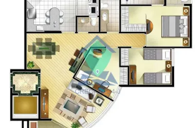 Apartamento à venda, 105 m² por r$ 1.320.000,00 - perdizes - são paulo/sp