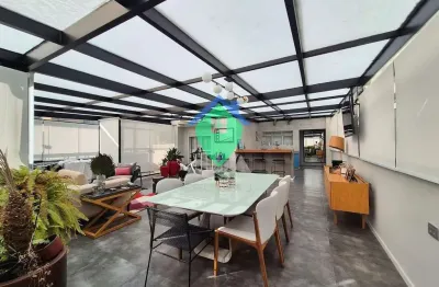 Apartamento garden à venda, 190 m² porteira fechada por r$ 2.250.000,00 - vila anglo brasileira - s