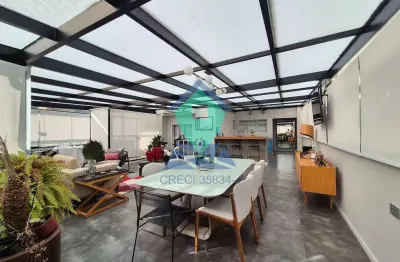 Apartamento garden à venda, 190 m² porteira fechada por r$ 2.250.000,00 - vila anglo brasileira - s