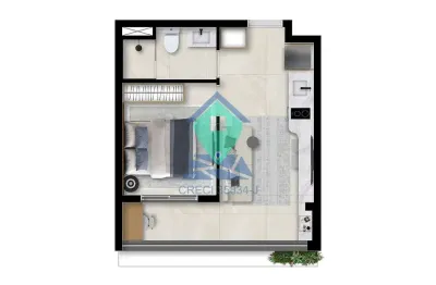 Studio 30m² à venda por r$587.000,00 em perdizes, são paulo, sp