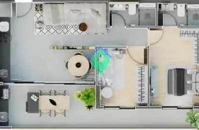 Apartamento 65m² à venda por r$850.000,00 na ponta da praia em santos, sp