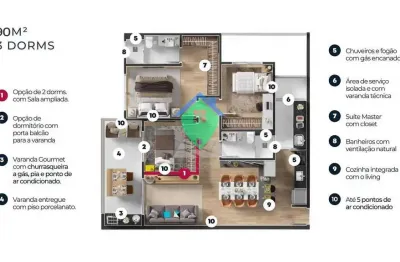 Apartamento 90m² à venda por r$680.000,00 na vila independência em sorocaba, sp
