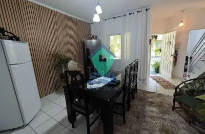 Sobrado em condominio 80m² à venda por r$ 320.000,00 na vila são paulo em mongaguá, sp