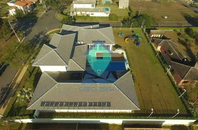 Casa alto padrão 830m² à venda por r$ 4.900.000,00 no portal dos lagos, boituva, sp