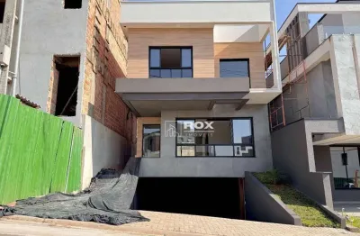 Casa nova em condomínio clube, 3 quartos à venda,  santa cândida - curitiba/pr