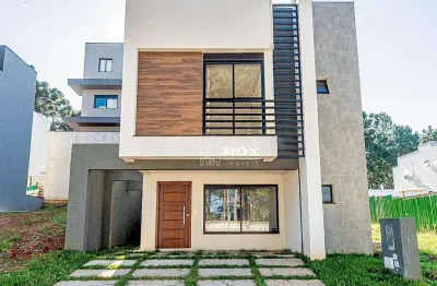Casa nova  à venda, 130 m² por r$ 979.000 - santa cândida - curitiba/pr