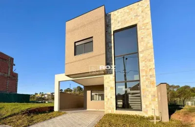 Casa nova em condomínio à venda - santa cândida - curitiba/pr